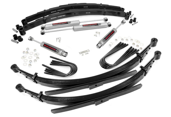 2 Inch Lift Kit - 52 Inch RR Springs - GMC Half-Ton Suburban/Jimmy (88-91)