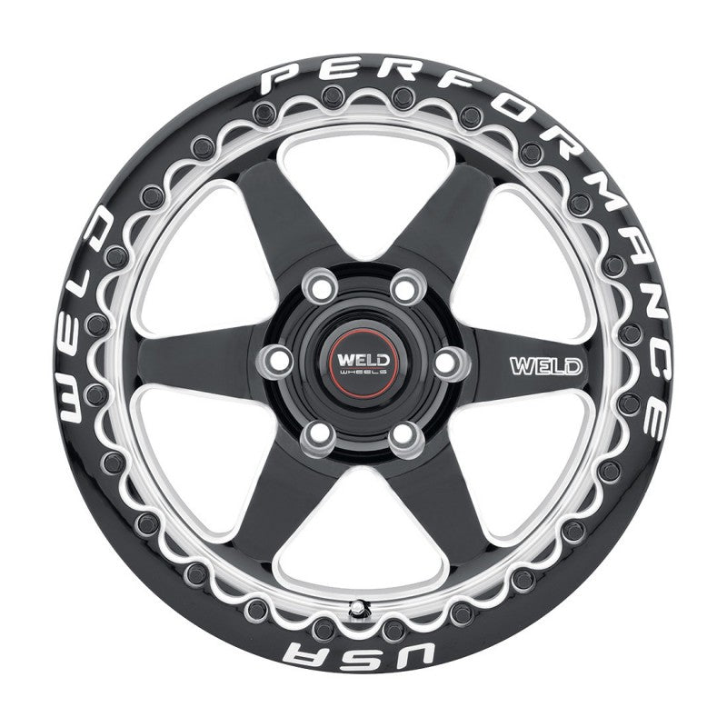 20x10 WELD Performance Ventura6 Beadlock Black 6x139.7 6x5.5 ET12 Wheel