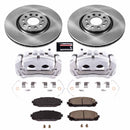PowerStop OE Stock Replacement Low-Dust Ceramic Brake Pad, Rotor and Caliper Kit