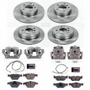 PowerStop OE Stock Replacement Low-Dust Ceramic Brake Pad, Rotor and Caliper Kit