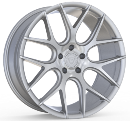20x10 Dolce Performance MONZA Gloss Silver Machined Face 5x114.3 ET40 CB73.1