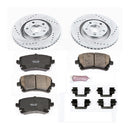 PowerStop Z23 Daily Driver Carbon-Fiber Ceramic Brake Pad and Drilled & Slotted