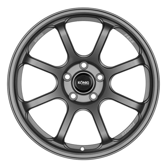 18x9.5 Konig F6SX Satin Grey 5x112 ET30 CB66.56 Wheel Rim