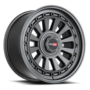 18x9 Vortek VRD-702 Radar Matte Black 6x135 ET12 CB106.1 Wheel Rim