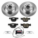 PowerStop OE Stock Replacement Low-Dust Ceramic Brake Pad and Rotor Kit