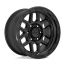 17X9 KMC KM544 MESA S-BLK GB LP 6X139.7 ET-12 wheel/rim