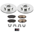 PowerStop OE Stock Replacement Low-Dust Ceramic Brake Pad and Rotor Kit