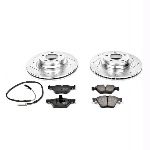PowerStop Z23 Daily Driver Carbon-Fiber Ceramic Brake Pad and Drilled & Slotted