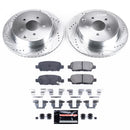 PowerStop Z23 Daily Driver Carbon-Fiber Ceramic Brake Pad and Drilled & Slotted