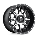 14x7 Fuel Off-Road D541 Nutz UTV Matte Black Machined 4x156 ET13 CB132 Wheel Rim