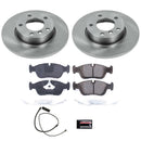 PowerStop OE Stock Replacement Low-Dust Ceramic Brake Pad and Rotor Kit