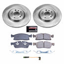 PowerStop OE Stock Replacement Low-Dust Ceramic Brake Pad and Rotor Kit