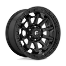 18X9 Fuel 1PC D694 Covert Matte Black 8X180 ET1 Wheel Rim