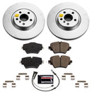 PowerStop Genuine Geomet Coated Rotor and Carbon-Fiber Ceramic Brake Pad Kit