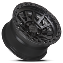 20x9 Lock Off-Road Lunatic Matte Black Ring 6x139.7 6x5.5 ET0 Wheel Rim