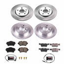 PowerStop OE Stock Replacement Low-Dust Ceramic Brake Pad and Rotor Kit