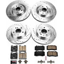 PowerStop Z23 Daily Driver Carbon-Fiber Ceramic Brake Pad and Drilled & Slotted