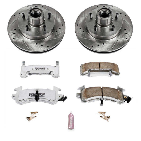 PowerStop Z26 Street Performance Ceramic Brake Pad and Drilled & Slotted Rotor K