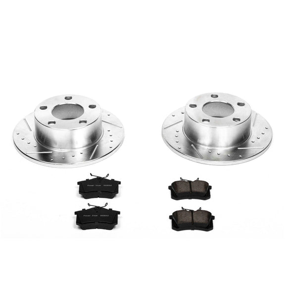 PowerStop Z23 Daily Driver Carbon-Fiber Ceramic Brake Pad and Drilled & Slotted