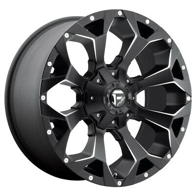 20X10 Fuel D546 Assault Matte Black Milled 6X135/6X139.7 ET-22 wheel/rim