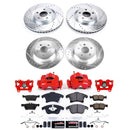 PowerStop Z23 Daily Driver Carbon-Fiber Ceramic Pads Drilled & Slotted Rotor & C