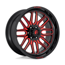 20X10 Fuel D663 Ignite Gloss Black Red Tinted Clear 5X127 ET-18 wheel/rim