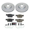PowerStop Genuine Geomet Coated Rotor and Carbon-Fiber Ceramic Brake Pad Kit