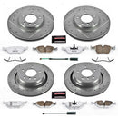 PowerStop Z26 Street Performance Ceramic Brake Pad and Drilled & Slotted Rotor K