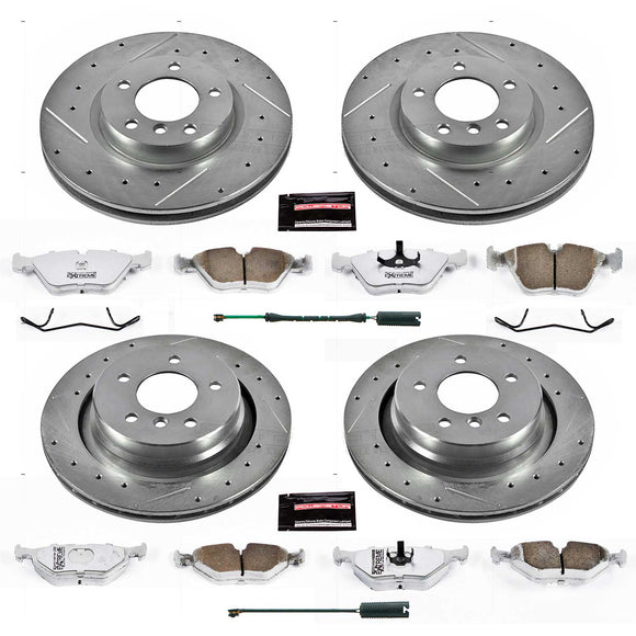 PowerStop Z26 Street Performance Ceramic Brake Pad and Drilled & Slotted Rotor K