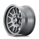 17x9 Dirty Life Canyon Satin Graphite 6x135 ET0 CB87.1 Wheel Rim