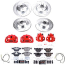 PowerStop Z23 Daily Driver Carbon-Fiber Ceramic Pads Drilled & Slotted Rotor & C