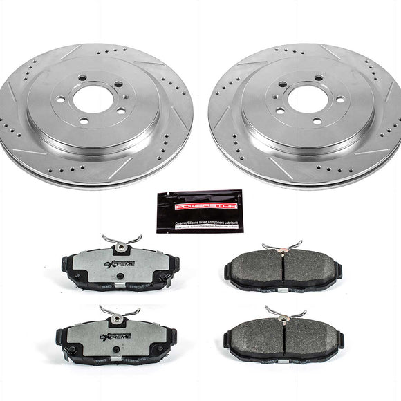 PowerStop Z26 Street Performance Ceramic Brake Pad and Drilled & Slotted Rotor K