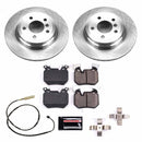 PowerStop OE Stock Replacement Low-Dust Ceramic Brake Pad and Rotor Kit