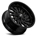 20x10 Hardrock Overdrive Gloss Black 5x127/139.7 ET-19 wheel/rim-3
