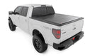 Rough Country Hard Tri-Fold Flip Up Bed Cover 5'7" For Ford F-150 04-14