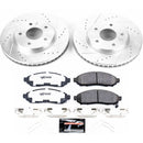 PowerStop Z36 Carbon-Fiber Ceramic Brake Pad with Drilled and Slotted Rotor Kit