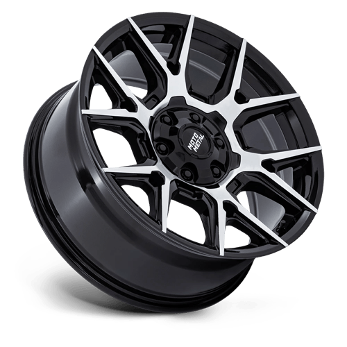 17x8.5 Moto Metal MO813 Mason Gloss Black Machined Face 6x139.7 ET0 Wheel