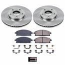 PowerStop OE Stock Replacement Low-Dust Ceramic Brake Pad and Rotor Kit