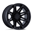 22x10 Fuel Off-Road FC401 Brawl Matte Black Gloss Black Lip 8x180 ET-18 Wheel