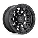 17X9 Fuel D694 Covert Matte Black 6X139.7 ET-12 wheel/rim