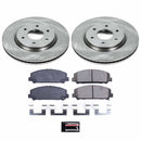 PowerStop OE Stock Replacement Low-Dust Ceramic Brake Pad and Rotor Kit