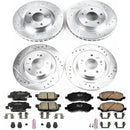 PowerStop Z23 Daily Driver Carbon-Fiber Ceramic Brake Pad and Drilled & Slotted