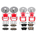 PowerStop Z23 Daily Driver Carbon-Fiber Ceramic Pads Drilled & Slotted Rotor & C