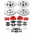 PowerStop Z23 Daily Driver Carbon-Fiber Ceramic Pads Drilled & Slotted Rotor & C