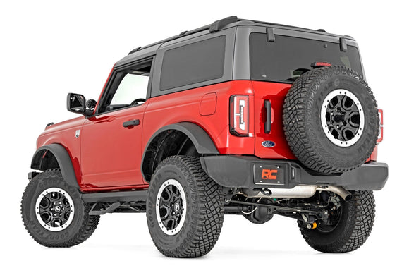 Rough Country SRX2 Adjustable Aluminum Step For Ford Bronco 2 Door 4WD 21-23