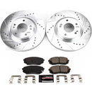 PowerStop Z23 Daily Driver Carbon-Fiber Ceramic Brake Pad and Drilled & Slotted
