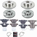 PowerStop OE Stock Replacement Low-Dust Ceramic Brake Pad and Rotor Kit