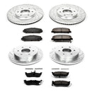 PowerStop Z23 Daily Driver Carbon-Fiber Ceramic Brake Pad and Drilled & Slotted