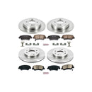 PowerStop OE Stock Replacement Low-Dust Ceramic Brake Pad and Rotor Kit