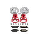 PowerStop Z23 Daily Driver Carbon-Fiber Ceramic Pads Drilled & Slotted Rotor & C